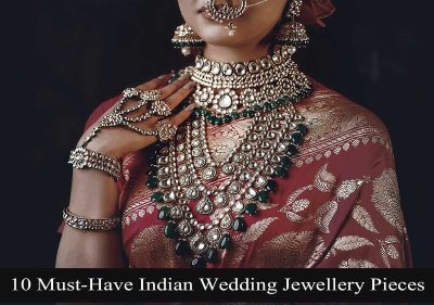 Indian Wedding Jewellery for Women - Indian bridal with kundan necklace