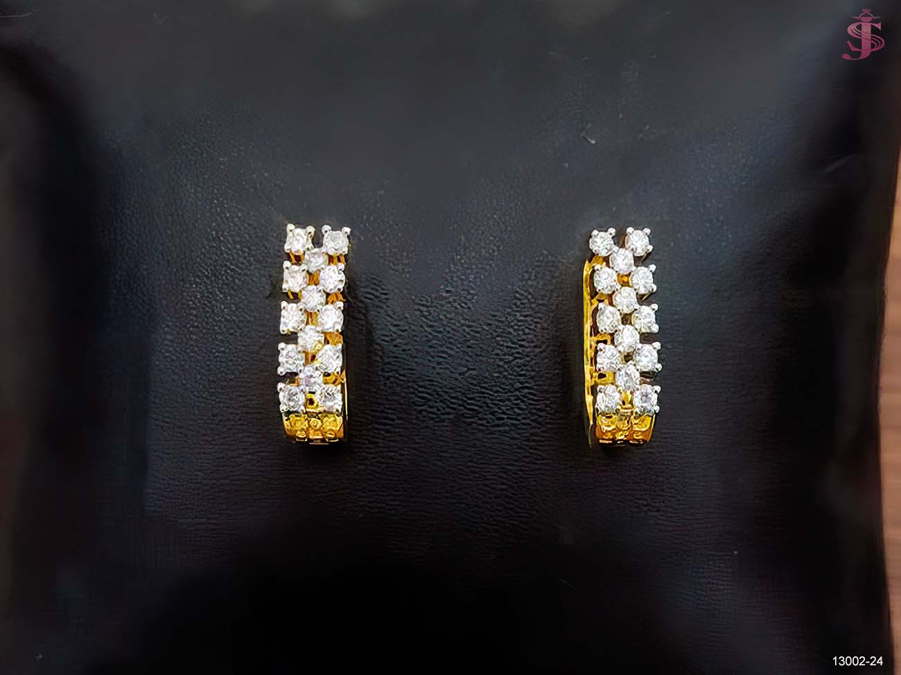 American diamond stud earring