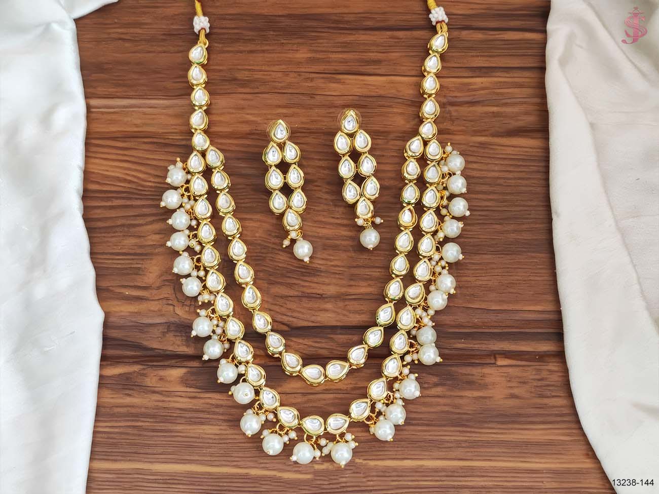 multy layer kundan necklace set