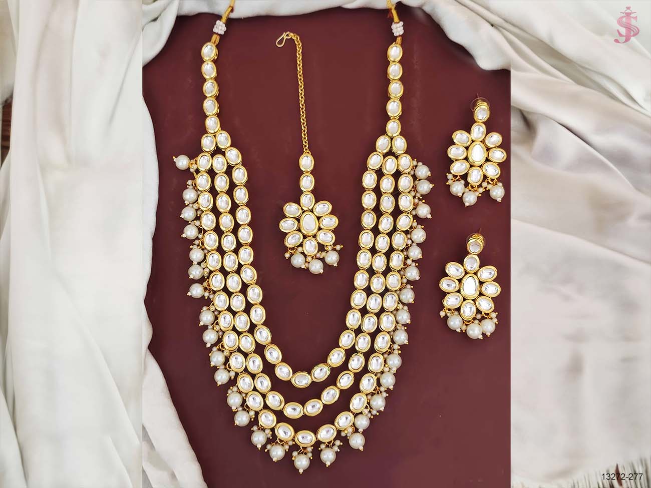 multy layer kundan necklace set