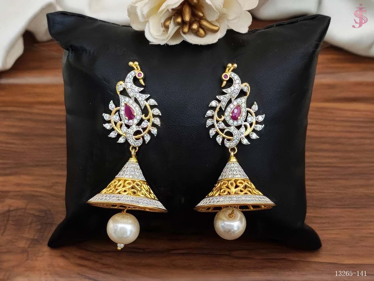 AD peacock earring