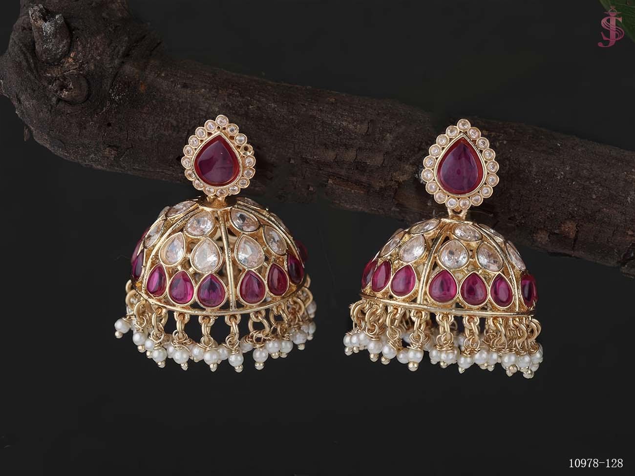 Bigh jhumka Antique Earring