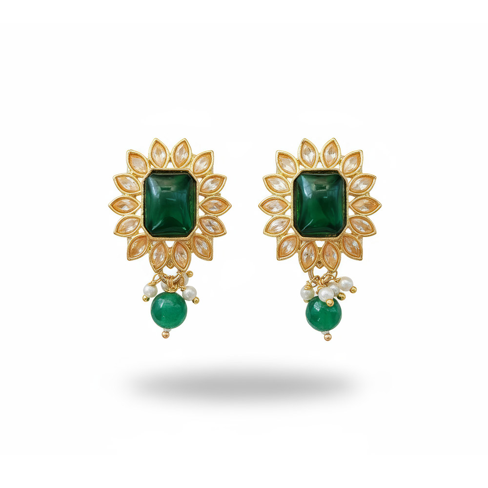 Antique Earrings for Women | High Gold Polish Fancy Style Traditional Jewelry | Wedding & Festive Collection