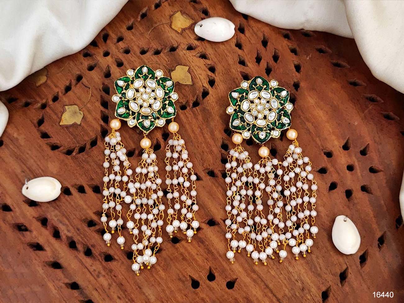 Antique High Gold Polish Earrings ER-16440GR-30-MR